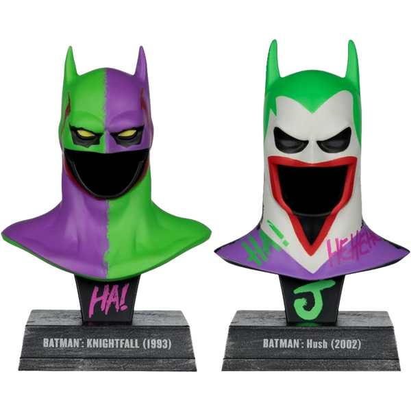 McFarlane DC Direct: Batman Hush & Knightfall - Cowl Replica (Jokerized)