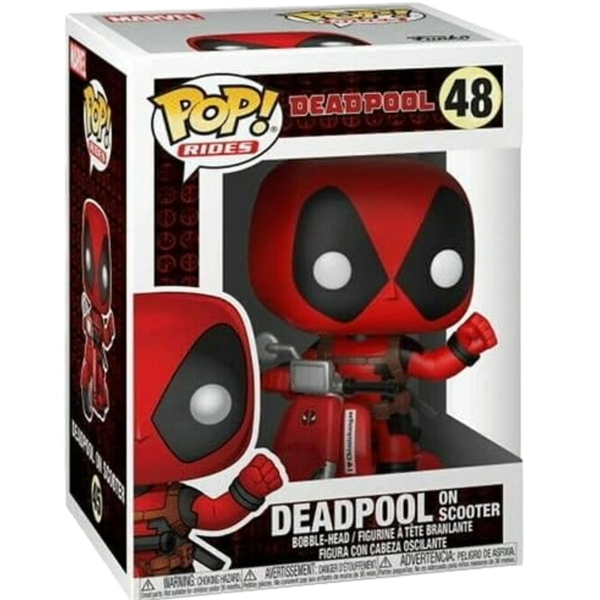 Funko Pop! Heroes: Deadpool 30th - Deadpool On Scooter #48