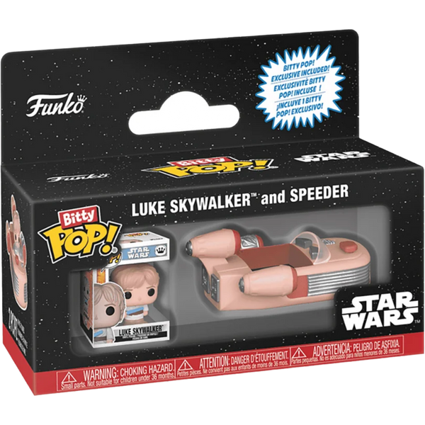 Funko Bitty Pop! Rides: Star Wars - Luke Skywalker And Speeder