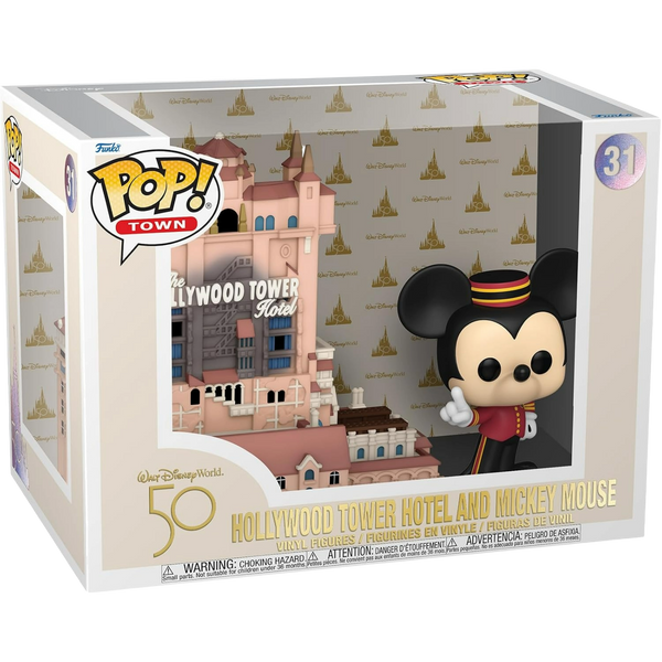 Funko Pop! Town: Walt Disney World 50th - Hollywood Tower Hotel And Mickey Mouse #31