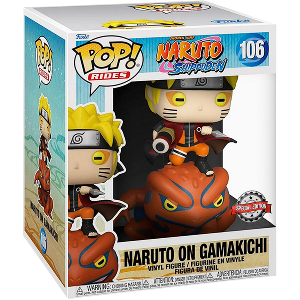 Funko Pop! Rides: Naruto Shippuden - Naruto On Gamakichi #106