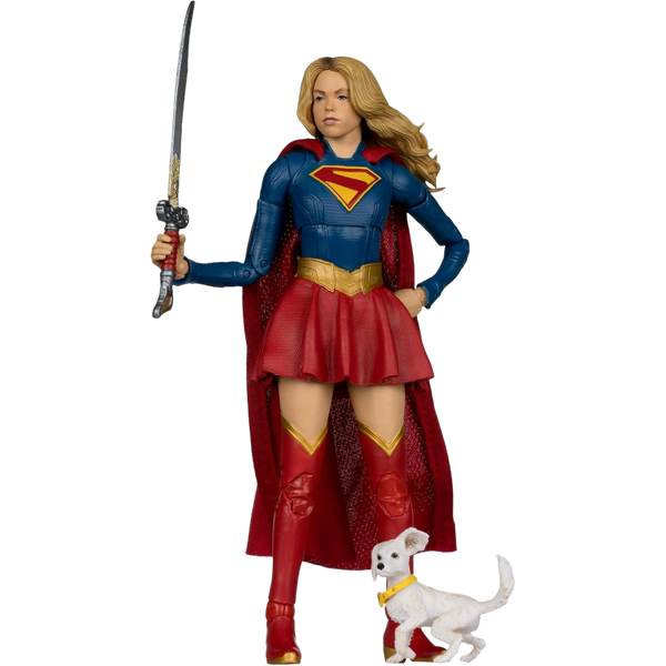 McFarlane DC Multiverse: Supergirl Movie - Supergirl (Hero Costume) & Puppy Krypto (Deluxe Theatrical Edition)