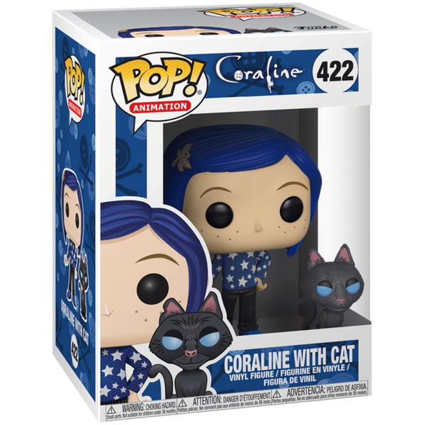 Funko Pop! Animation: Coraline - Coraline With Cat Buddy #422