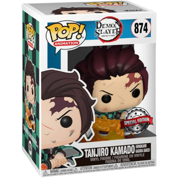 Funko Pop! Animation: Demon Slayer - Tanjiro Kamado (Hinokami Kagura Dance) #874