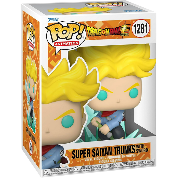 Funko Pop! Animation: Dragon Ball Super - Super Saiyan Trunks With Sword #1281