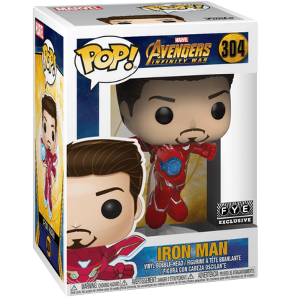 Funko Pop! Movies: Avengers Infinity War - Iron Man (Unmasked) #304