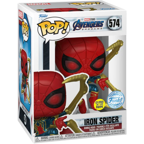 Funko Pop! Movies: Avengers Endgame - Iron Spider (Glows) #574
