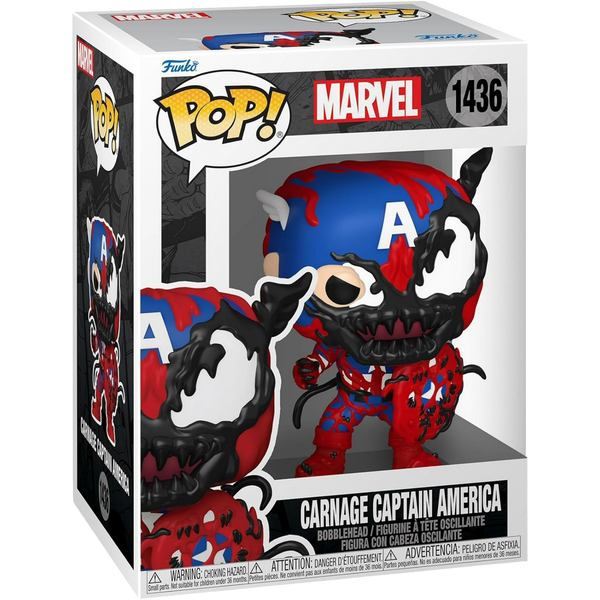 Funko Pop! Heroes: Marvel - Carnage Captain America #1436