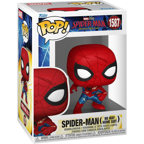 Funko Pop! Movies: Spider-Man Brand New Day - Spider-Man (No Way Home Suit) #1587