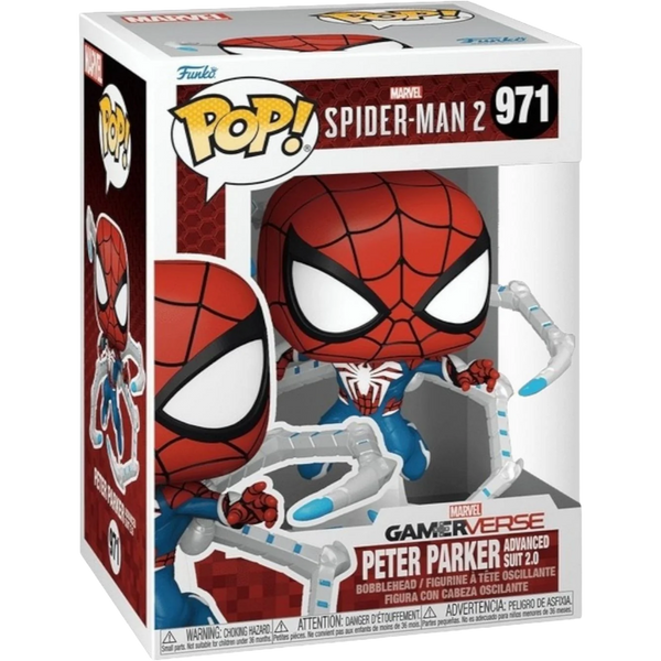 Funko Pop! Games: Spider-Man 2 - Peter Parker Advance Suit 2.0 (Gamerverse) #971