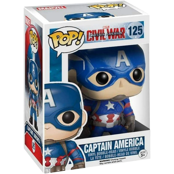 Funko Pop! Movies: Captain America Civil War - Captain America #125