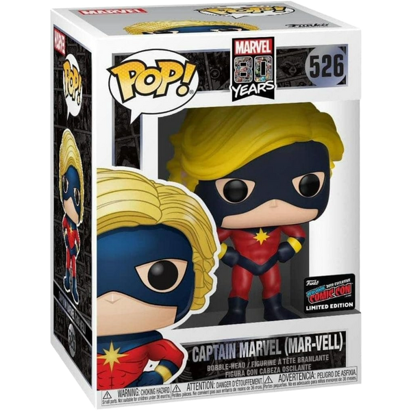 Funko Pop! Heroes: Marvel 80th - Captain Marvel (Mar-Vell) #526