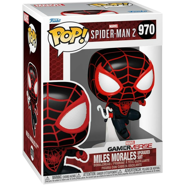 Funko Pop! Games: Spider-Man 2 - Miles Morales Upgraded Suit (Gamerverse) #970