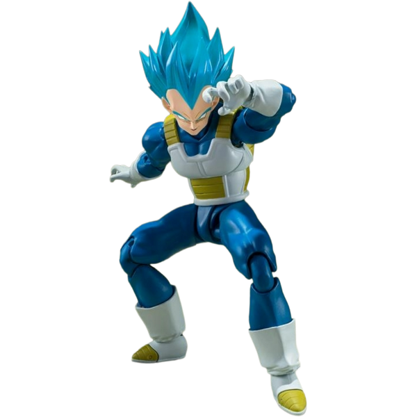 BANDAI / Tamashii Nations S.H. Figuarts: Dragon Ball Super - Super Saiyan God Super Saiyan Vegeta (Unwavering Saiyan Pride)