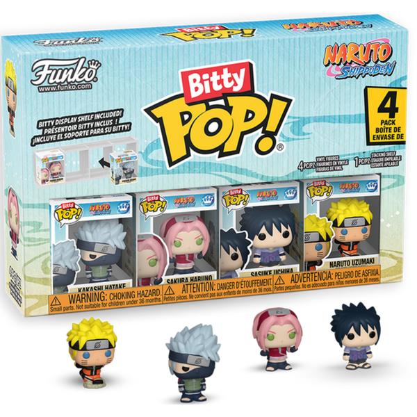 Funko Bitty Pop!: Naruto Shippuden 4-Pack Series