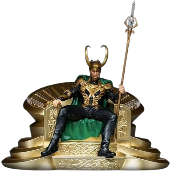 Iron Studios: Marvel The Infinity Saga - Loki With Throne (Escala 1/10)