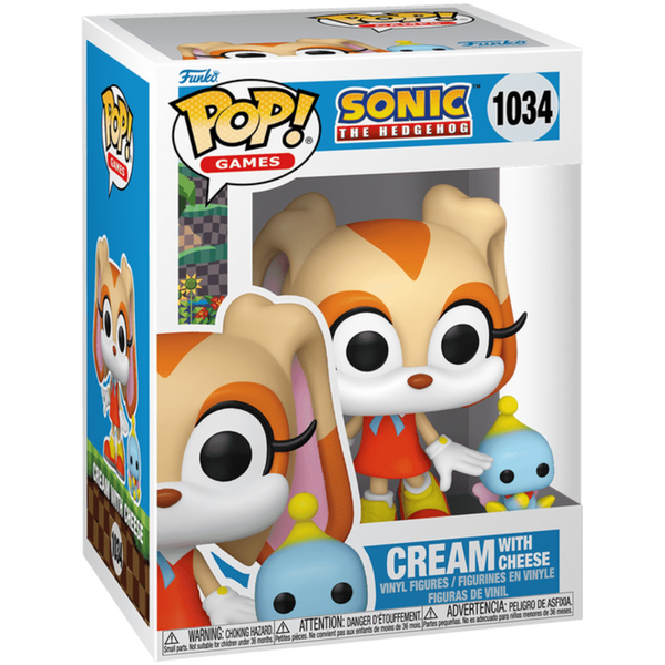 Funko Pop! Games: Sonic The Hedgehog - Cream With Cheese 1034