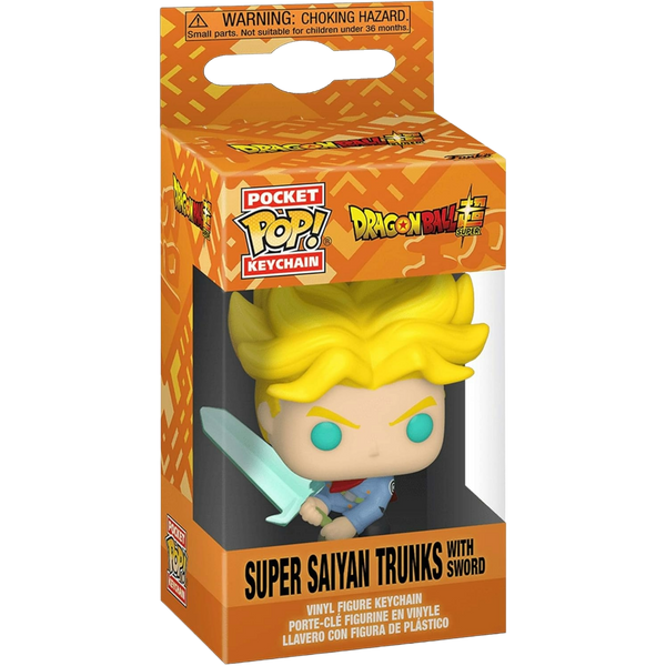 Funko Pop! Keychain: Dragon Ball Super - Super Saiyan Trunks With Sword