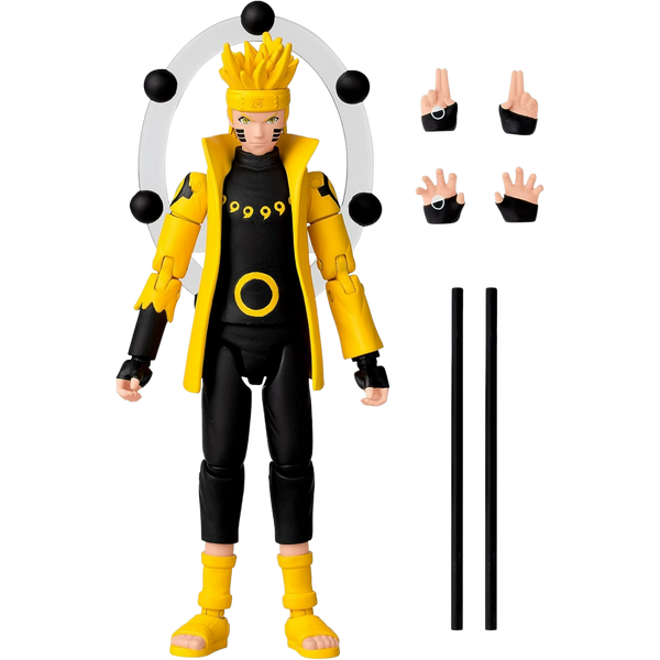 BANDAI Anime Heroes: Naruto Shippuden - Uzumaki Naruto Sage Of The Six Paths Mode