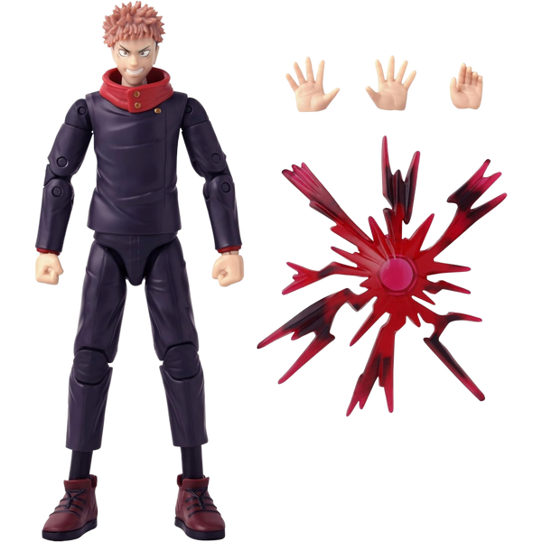 BANDAI Anime Heroes: Jujutsu Kaisen - Yuji Itadori (Black Flash)