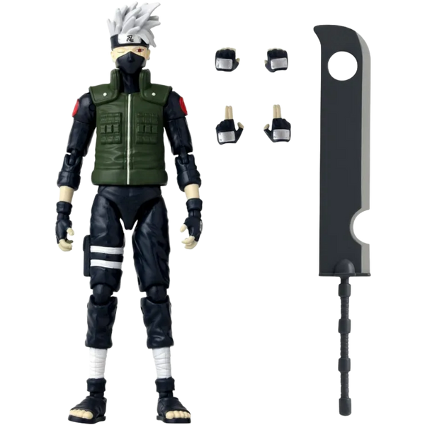 BANDAI Anime Heroes: Naruto Shippuden - Kakashi Hatake (Fourth Great Ninja War)