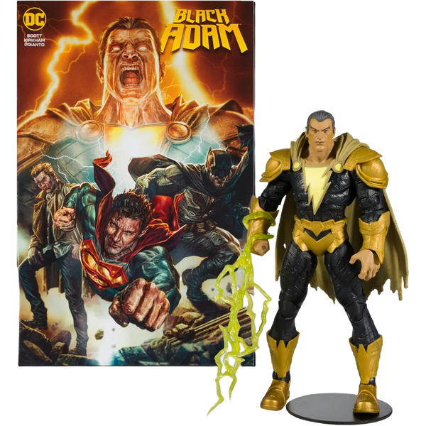 McFarlane Page Punchers: Black Adam Comic - Black Adam