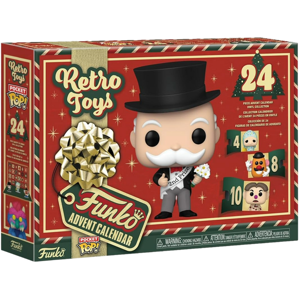Funko Pocket Pop!: 24 Day Countdown Calendar - Hasbro Retro Toys