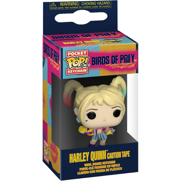 Funko Pop! Keychain: Birds Of Prey - Harley Quinn Caution Tape