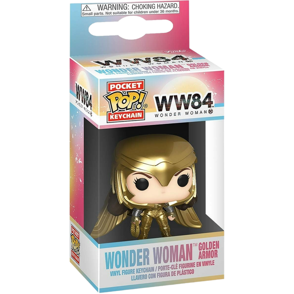 Funko Pop! Keychain: Wonder Woman 84th - Wonder Woman Golden Armor