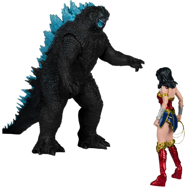 McFarlane DC Multiverse x Monsterverse: DC Justice League Vs. Legendary’s Monsterverse - Wonder Woman Vs. Godzilla 2-Pack