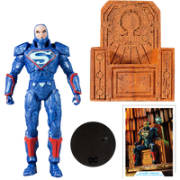 McFarlane DC Multiverse: Justice League The Darkseid War - Lex Luthor Power Suit (Blue Suit With Throne)