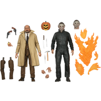 NECA Ultimate: Halloween II - Michael Myers & Dr. Loomis (2-Pack)