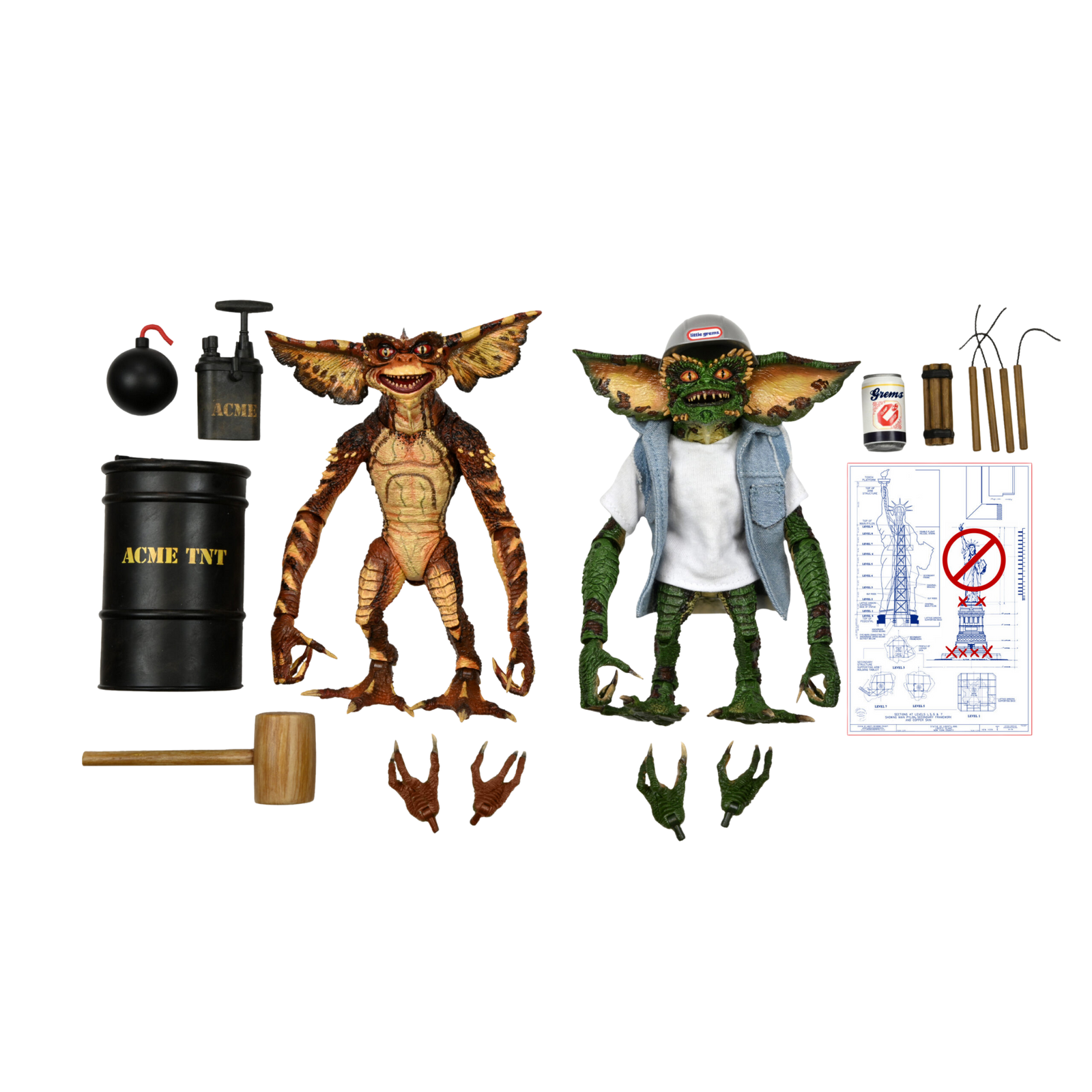 NECA Ultimate: Gremlins 2 The New Batch - Demolition Gremlins (2-Pack)