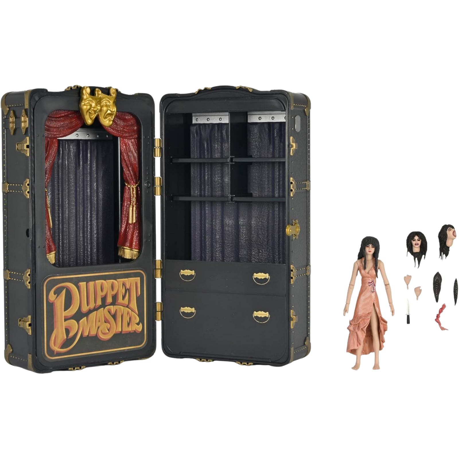 NECA Ultimate: Puppet Master - Toulon’s Puppet Case & Leech Woman (2-Pack)