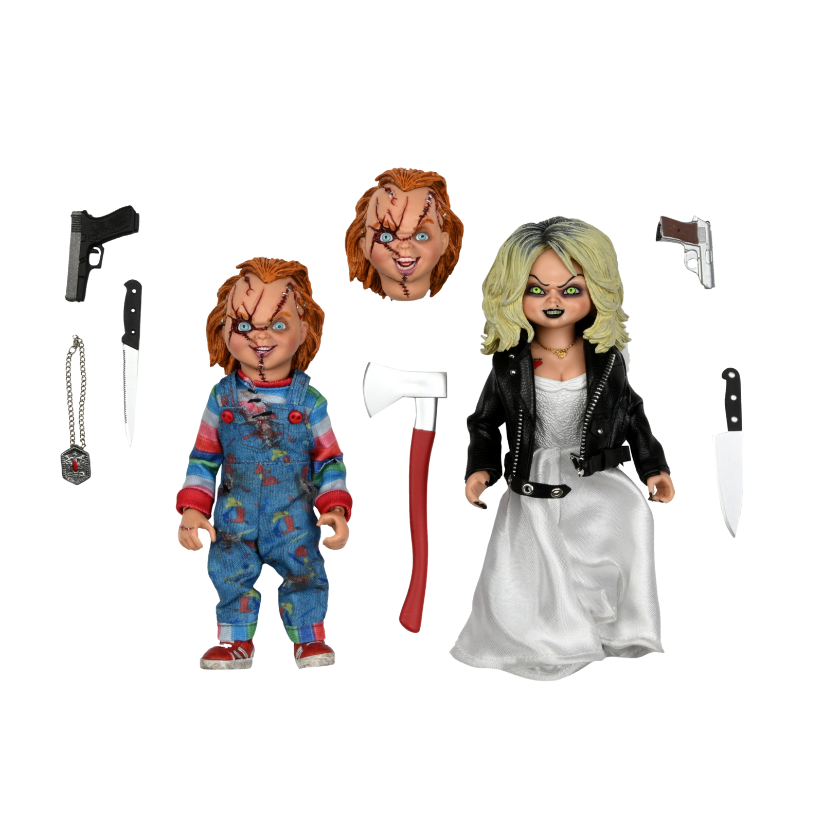 NECA Clothed Series: Bride Of Chucky - Chucky & Tiffany (2-Pack)