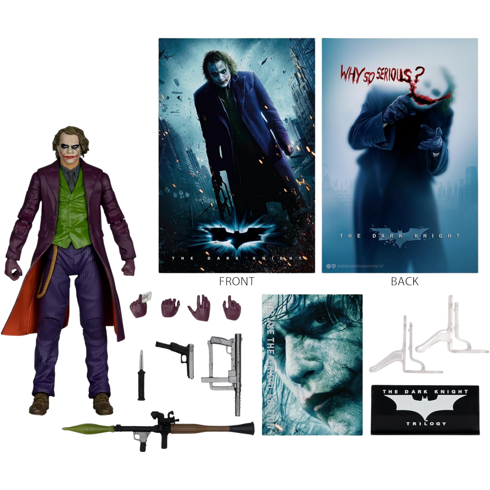 McFarlane DC Multiverse: The Dark Knight Trilogy - The Joker (Deluxe Theatrical Edition)