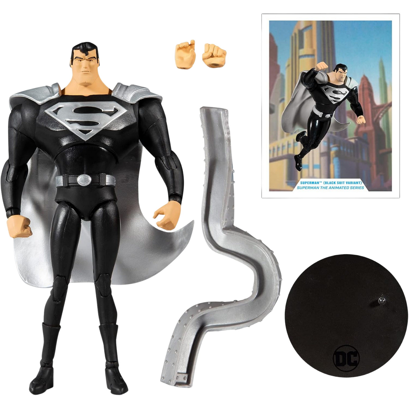 McFarlane DC Multiverse: Superman The Animated Series - Superman (Black Suit Variant)