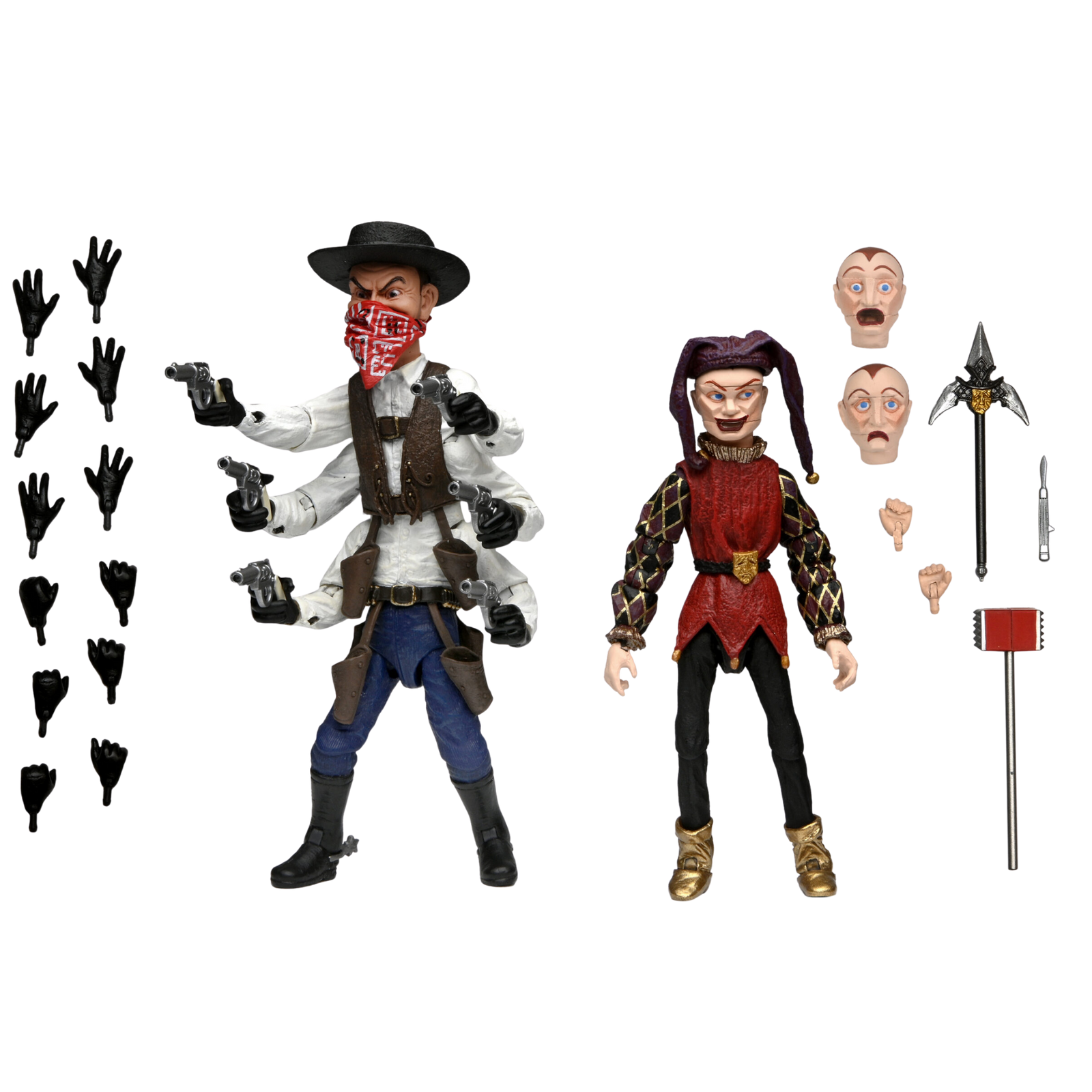 NECA Ultimate: Puppet Master - Six Shooter & Jester (2-Pack)