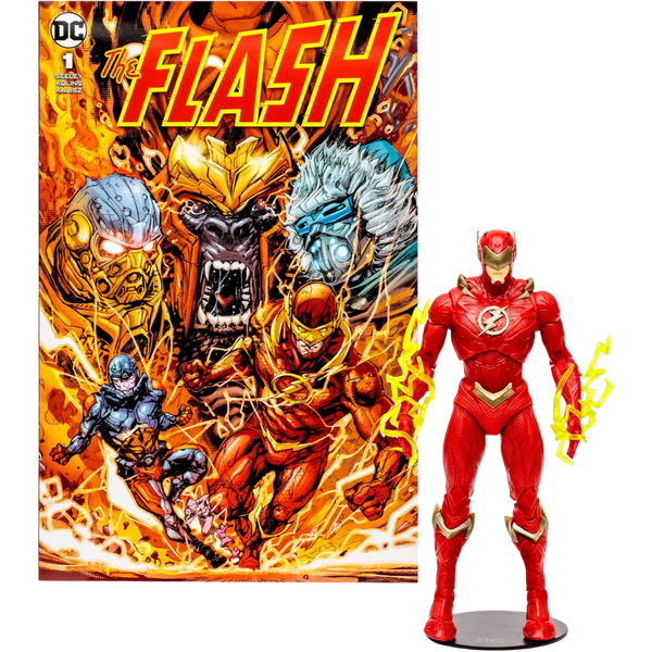 McFarlane Page Punchers: The Flash Comic - The Flash (Barry Allen)