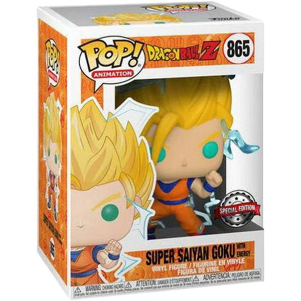 Funko Pop! Animation: Dragon Ball Z - Super Saiyan Goku With Energy #865