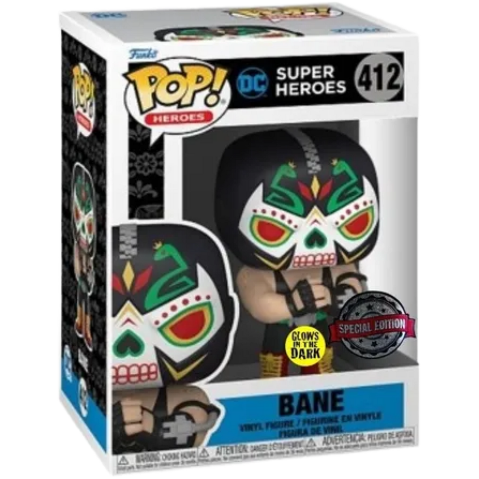 Funko Pop! Heroes: DC Super Heroes - Bane (Día De Muertos) #412