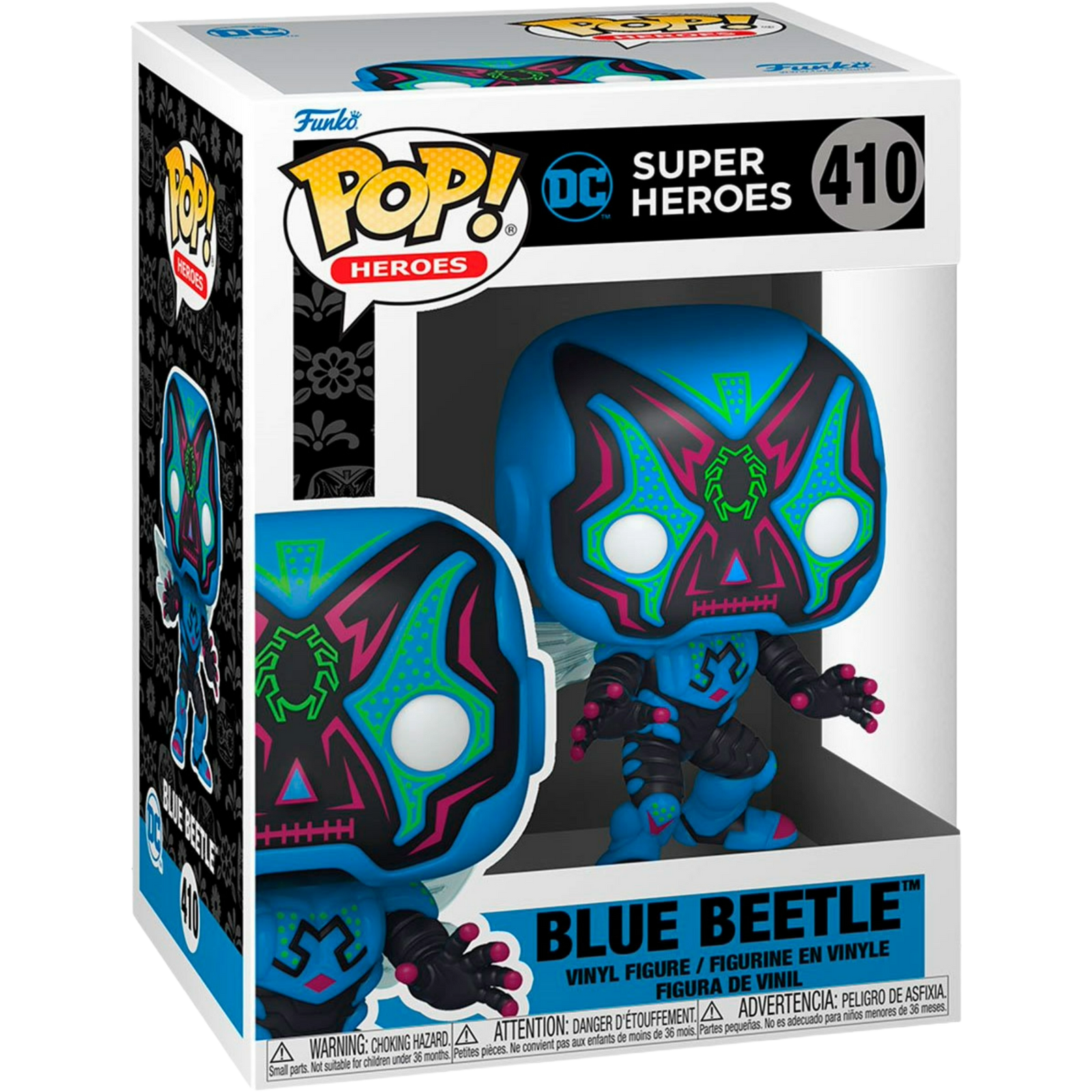 Funko Pop! Heroes: DC Super Heroes - Blue Beetle (Día De Muertos) #410