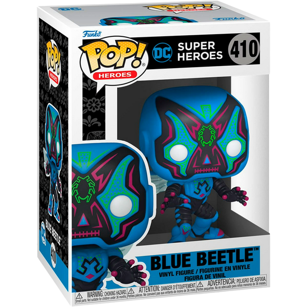 Funko Pop! Heroes: DC Super Heroes - Blue Beetle (Día De Muertos) #410