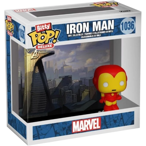 Funko Bitty Pop! Deluxe: Marvel - Iron Man (Avenger Tower)