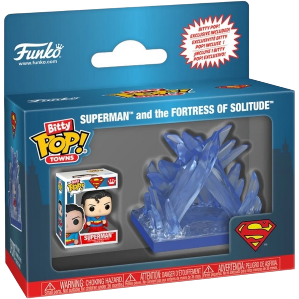 Funko Bitty Pop! Towns: DC Comics - Superman And The Fortress Of Solitude