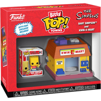 Funko Bitty Pop! Towns: The Simpsons - Bart Simpson And The Kwik-E-Mart