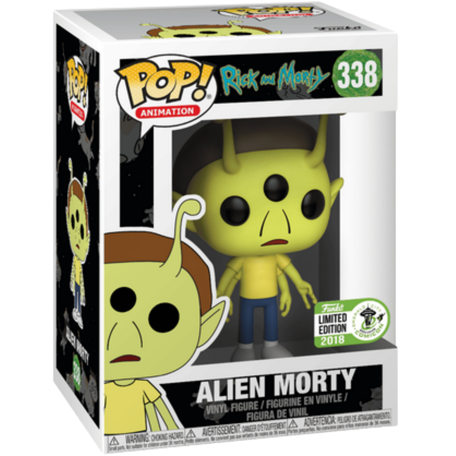 Funko Pop! Animation: Rick And Morty - Alien Morty #338