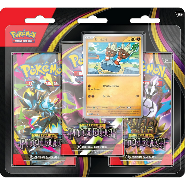 Pokémon TCG: Mega Evolution - Pitch Black (Three-Booster Bundle)