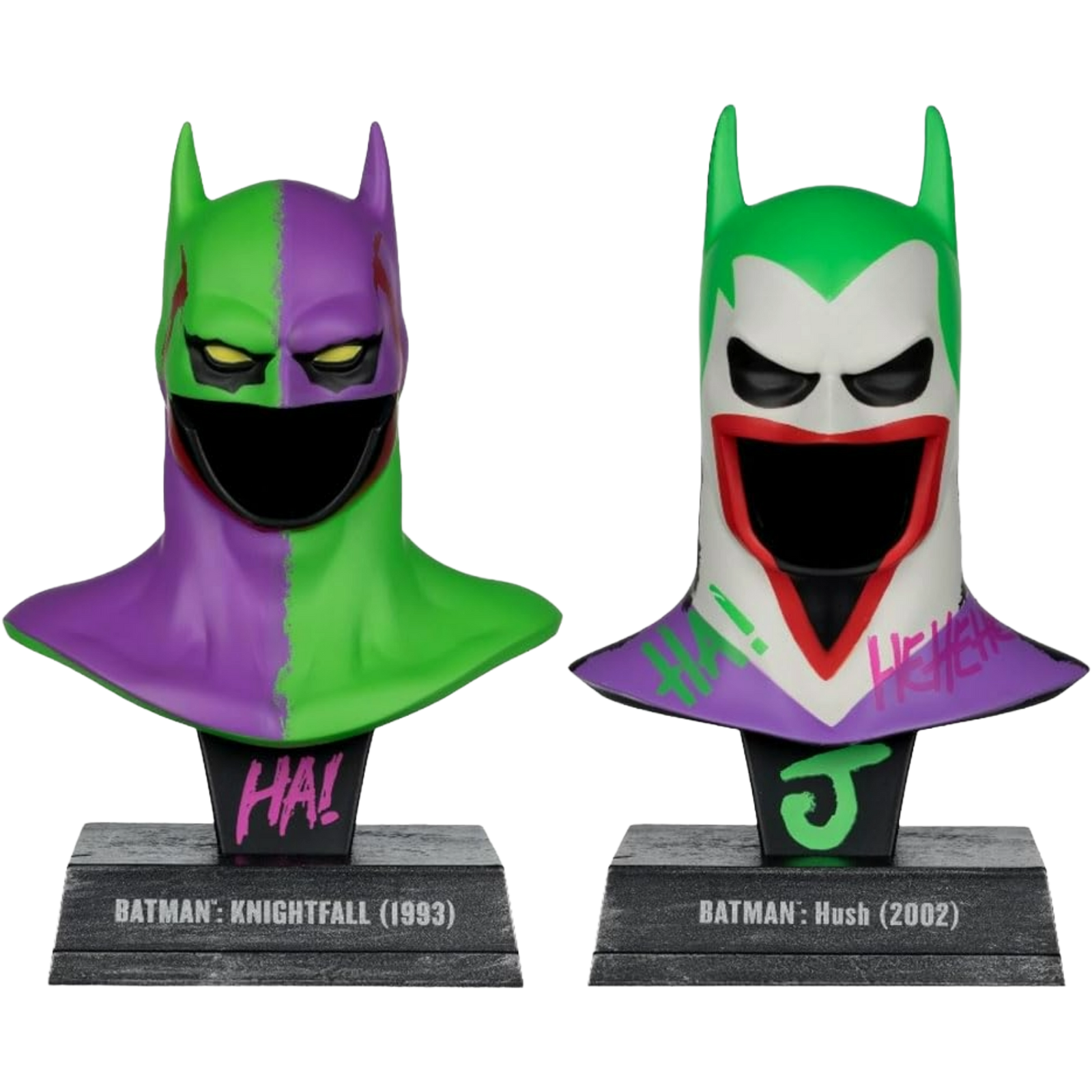 McFarlane DC Direct: Batman Hush & Knightfall - Cowl Replica (Jokerized)