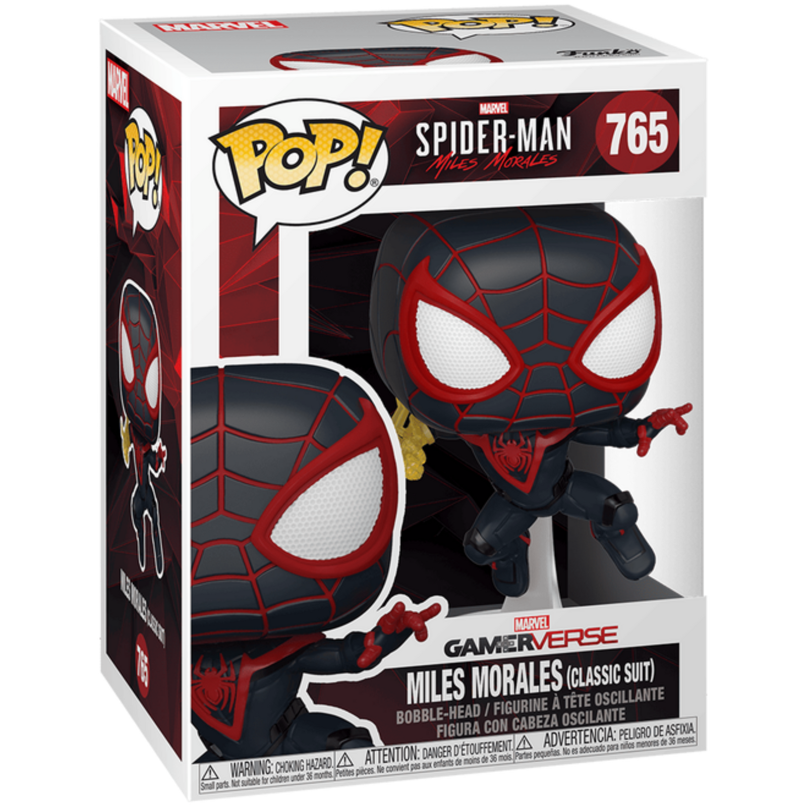 Funko Pop! Games: Spider-Man Miles Morales - Miles Morales (Classic Suit) #765